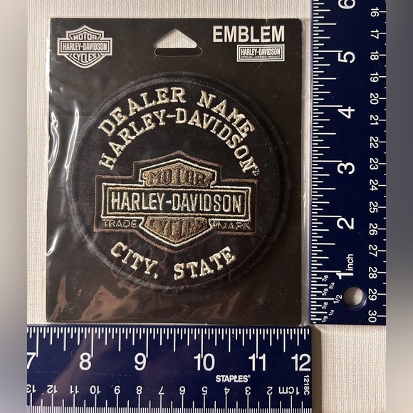 Authentic Vintage Harley-Davidson Rare Medium Dealer *see detail* Patch Emblem - Picture 1 of 2